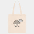 Saucy Cloud Tote Bag – “Get wet, b***h”