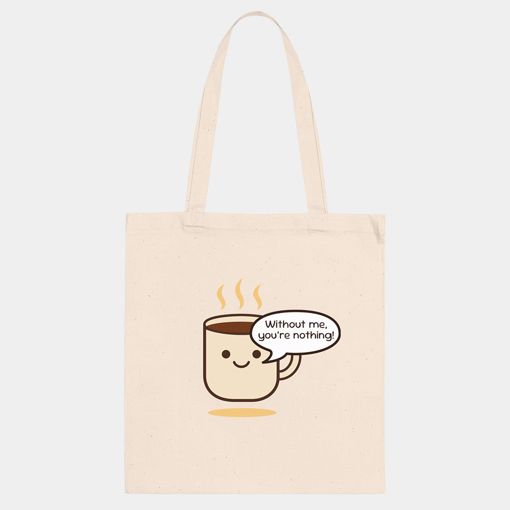 Pretentious Coffee Cup Tote Bag