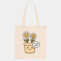 Sassy Flower Tote Bag