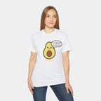 Devious Avocado Shirt – White Unisex Tee