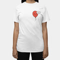 Mean Balloon Shirt – White Unisex Tee