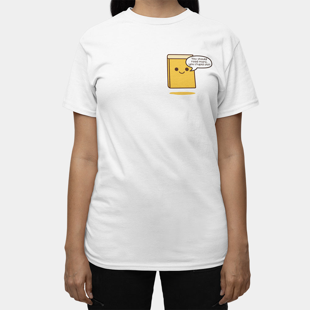 Petty Book Shirt – White Unisex Tee