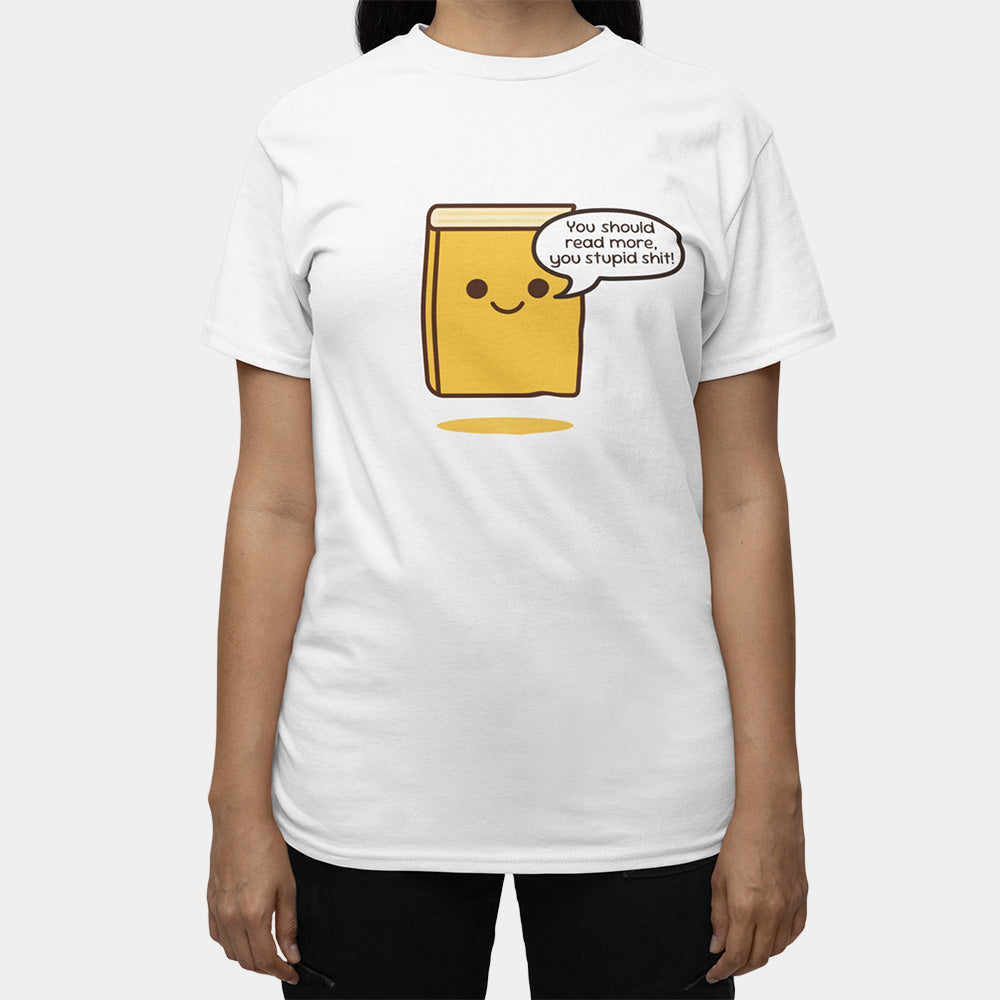 Petty Book Shirt – White Unisex Tee