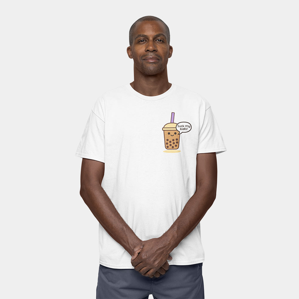 Saucy Bubble Shirt – White Unisex Tee