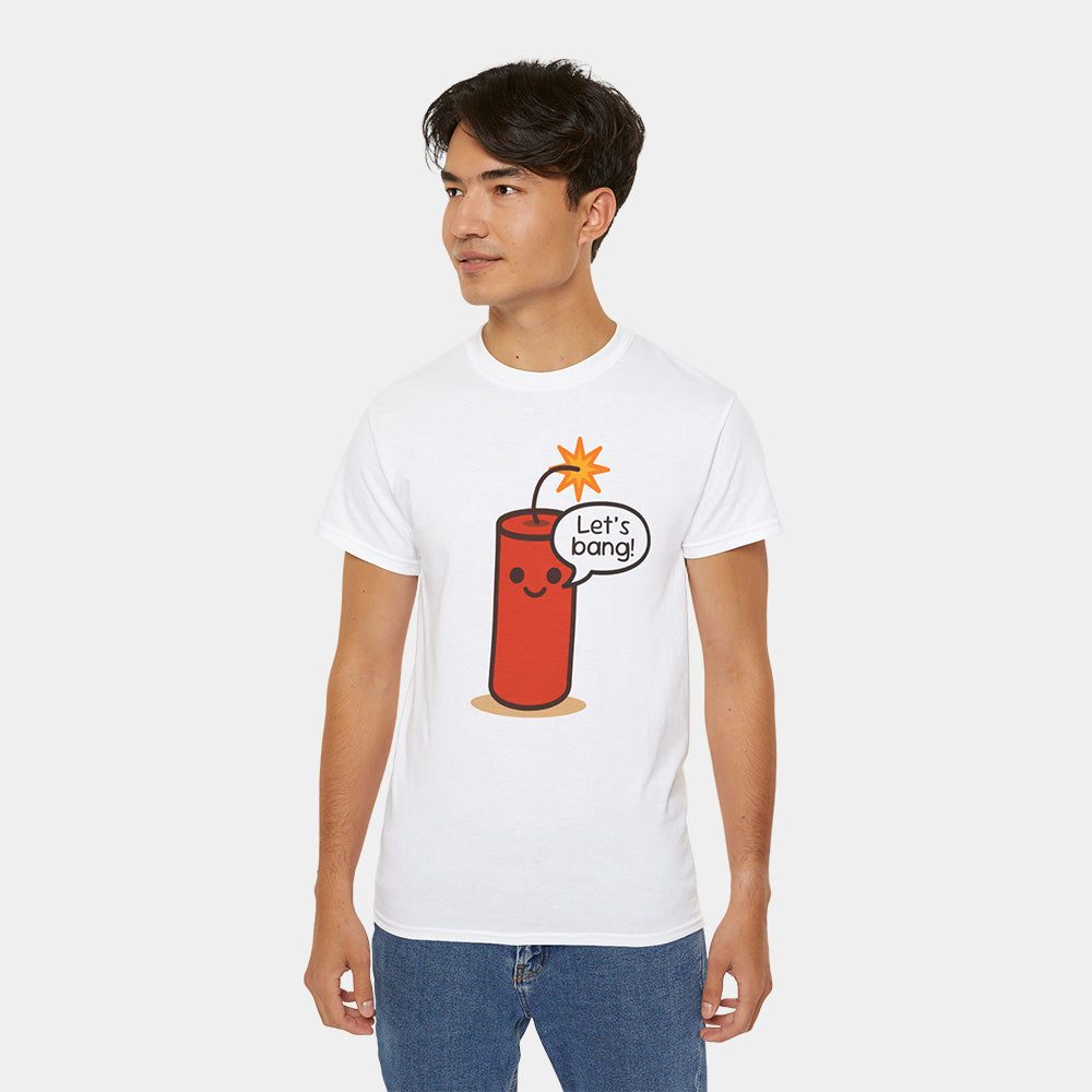 Saucy Dynamite Shirt – White Unisex Tee