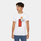 Saucy Dynamite Shirt – White Unisex Tee