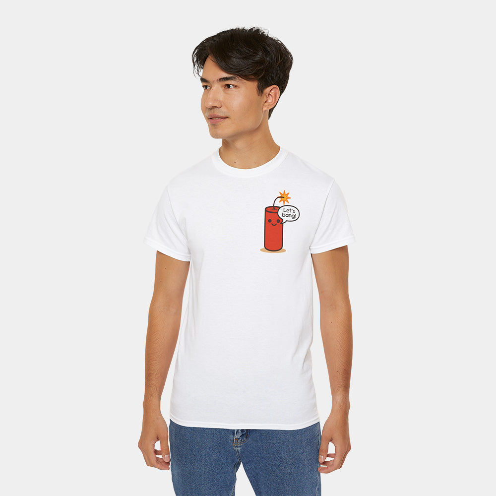Saucy Dynamite Shirt – White Unisex Tee