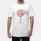 Saucy Lollipop Shirt – White Unisex Tee