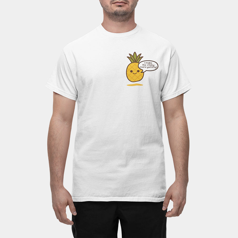 Saucy Pineapple Shirt – White Unisex Tee