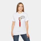 Sassy Toothbrush Shirt – White Unisex Tee