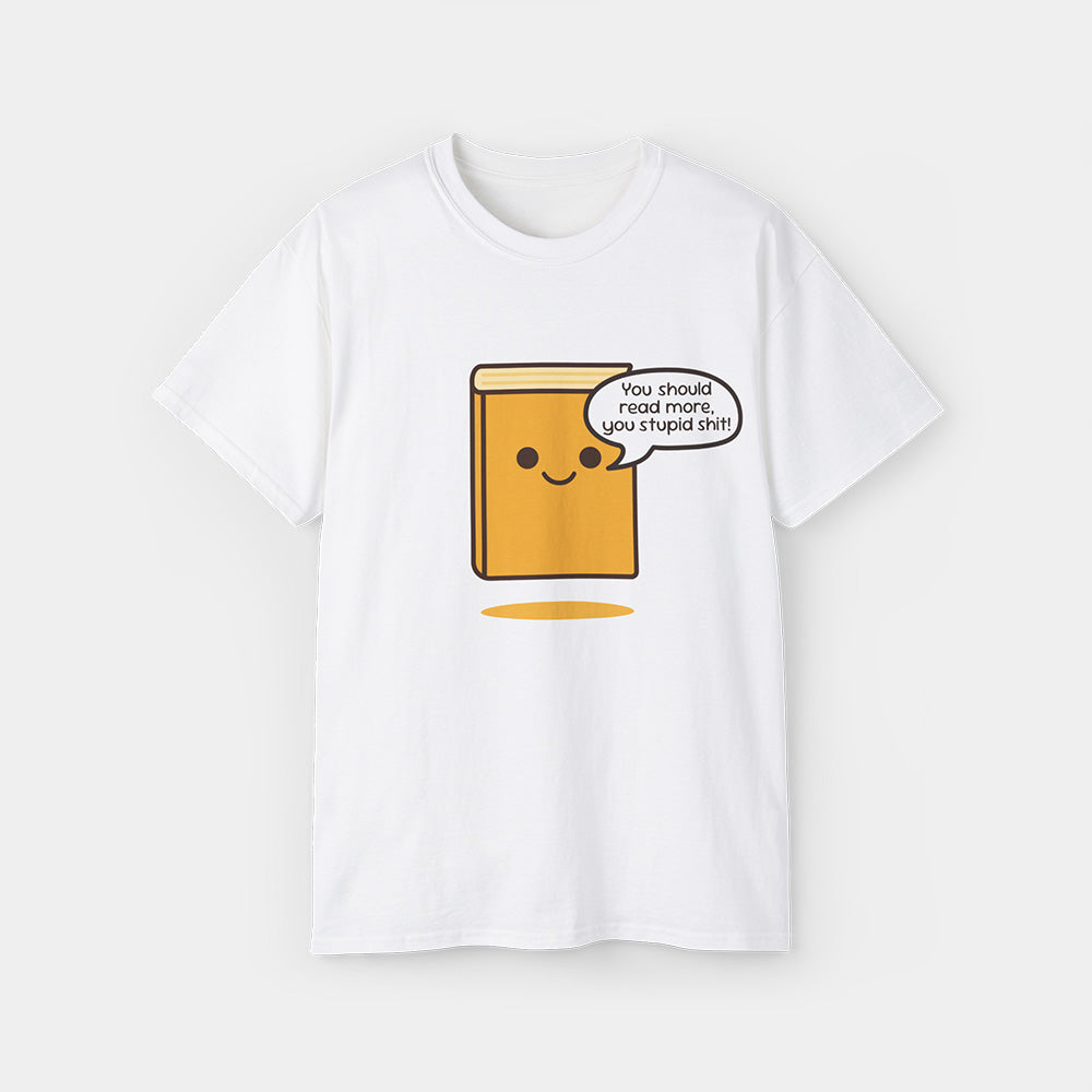 Petty Book Shirt – White Unisex Tee