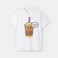 Saucy Bubble Shirt – White Unisex Tee