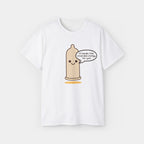 Petty Condom Shirt – White Unisex Tee