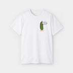 Saucy Cucumber Shirt – White Unisex Tee