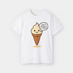 Saucy Ice Cream Shirt – White Unisex Tee