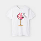Saucy Lollipop Shirt – White Unisex Tee