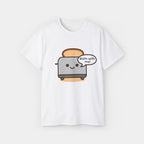 Devious Toaster Shirt – White Unisex Tee